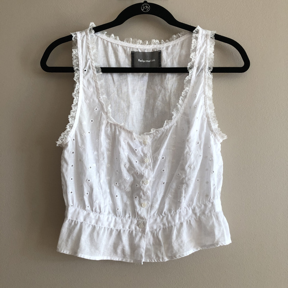 ❌SOLD❌ Reformation Luisa Top - Picture 3 of 4